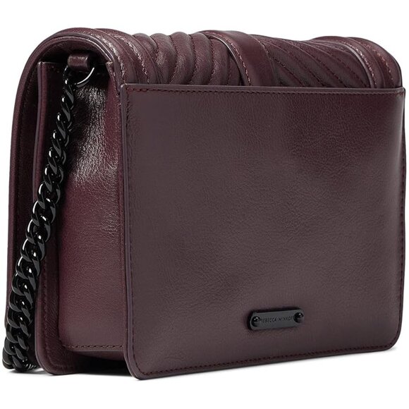 Rebecca Minkoff Small Love Leather Crossbody Bag - Concord - Picture 2 of 6